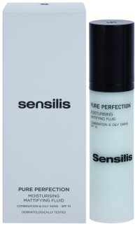 Sensilis Pure Perfection hydratisierendes Fluid mit Matt-Effekt