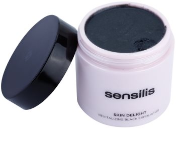 Sensilis Skin Delight revitalizační peeling s aktivním uhlím pro rozjasnění pleti