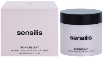 Sensilis Skin Delight revitalizační peeling s aktivním uhlím pro rozjasnění pleti