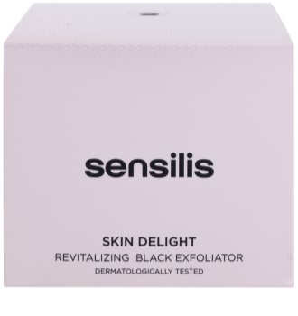 Sensilis Skin Delight revitalizační peeling s aktivním uhlím pro rozjasnění pleti