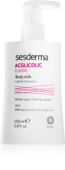 Sesderma Acglicolic Classic Body зміцнююче молочко для тіла з ефектом пілінгу