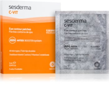 Sesderma C-Vit AX+ revitalizační náplasti pro rozjasnění unaveného očního okolí