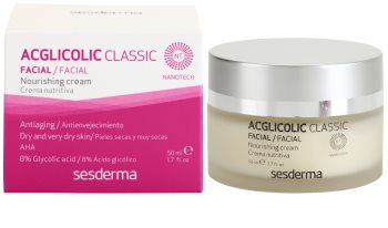 Sesderma Acglicolic Classic Facial crema rejuvenecedora nutritiva para pieles secas y muy secas