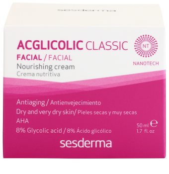 Sesderma Acglicolic Classic Facial crema rejuvenecedora nutritiva para pieles secas y muy secas