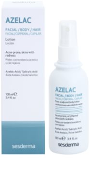 Sesderma Azelac beruhigendes Tonikum zur Behandlung von fettiger Haut mit Akne