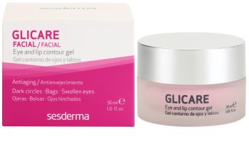 Sesderma Glicare gel antirrugas contorno de olhos e lábios