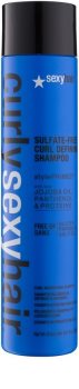 Sexy Hair Curly Shampoo voor Bescherming van Kleur bij Krullend Haar zonder Suflaat en zonder Parabeen