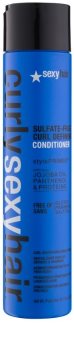 Sexy Hair Curly Condicionador para proteção da cor de cabelos encaracolados sem sulfatos e parabenos