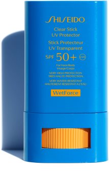 Shiseido Sun Care Clear Stick UV Protector WetForce opaľovací krém v tyčinke SPF 50+