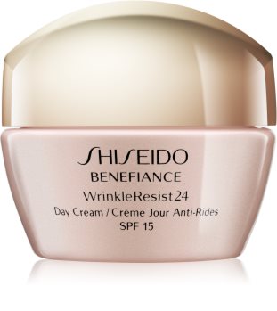 Shiseido Benefiance WrinkleResist24 Day Cream SPF15 Verwöhnende Anti-Aging Feuchtigkeitspflege für den Tag