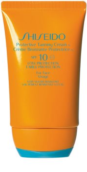 Shiseido Sun Care Protective Tanning Cream opalovací krém na obličej SPF 10