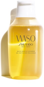 Shiseido Waso Quick Gentle Cleanser почистващ и премахващ грима гел без алкохол
