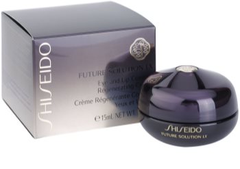 Shiseido Future Solution LX regenerierende Creme mit glättender Wirkung Für Lippen und Augenumgebung