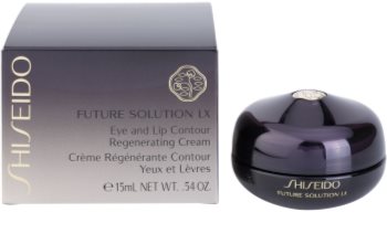 Shiseido Future Solution LX regenerierende Creme mit glättender Wirkung Für Lippen und Augenumgebung