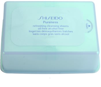 Shiseido Pureness odličovací ubrousky pro hloubkové čištění
