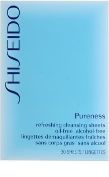 Shiseido Pureness odličovací ubrousky pro hloubkové čištění