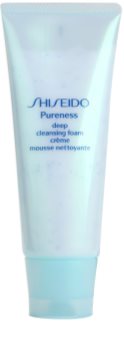 Shiseido Pureness глибоко очищаючий крем-мус з мікрогранулами