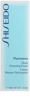Shiseido Pureness глибоко очищаючий крем-мус з мікрогранулами