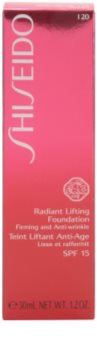 Shiseido Base Radiant Lifting озаряващ лифтинг грим SPF 15