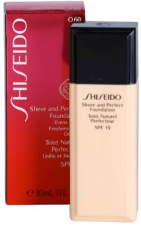 Shiseido Base Sheer and Perfect make up lichid SPF 15