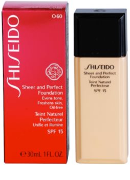 Shiseido Base Sheer and Perfect make up lichid SPF 15
