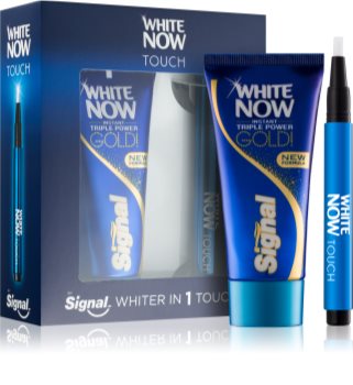 Signal White Now Triple Power Gold Cosmetic Set I.