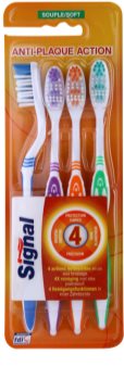 Signal Anti-Plaque Action zubné kefky soft 4 ks