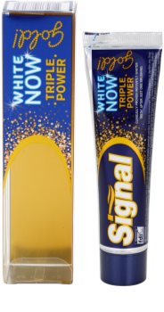Signal White Now Triple Power Gold pasta de dientes con efecto blanqueador