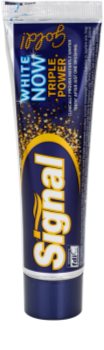 Signal White Now Triple Power Gold zubná pasta s bieliacim účinkom