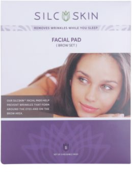 SilcSkin Facial Pad silikonové polštářky proti vráskám v oblasti čela a očí