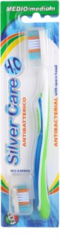 SilverCare H2O Zahnbürste mit Wechselkopf Medium