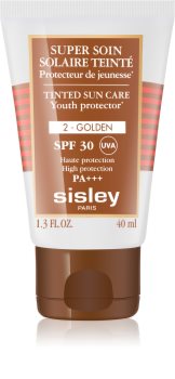 Sisley Sun creme com cor, para proteção do rosto SPF 30