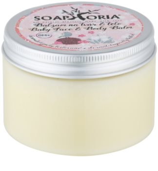Soaphoria Babyphoria bálsamo orgânico corporal de corpo e rosto para crianças