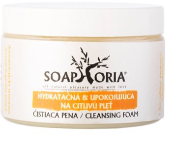 Soaphoria Care hydratační a uklidňující čisticí pěna na citlivou pleť