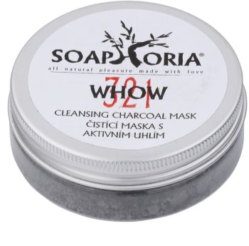 Soaphoria Organic reinigende Maske mit Aktivkohlepulver
