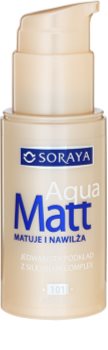 Soraya Aqua Matt machiaj cu efect matifiant cu efect de hidratare