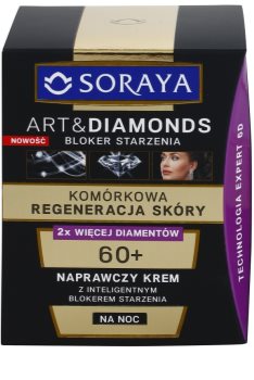 Soraya Art & Diamonds regenerierende Nachtcreme für die Erneuerung der Hautzellen