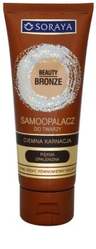 Soraya Beauty Bronze Cremă de bronzat pentru față pentru piele întunecată