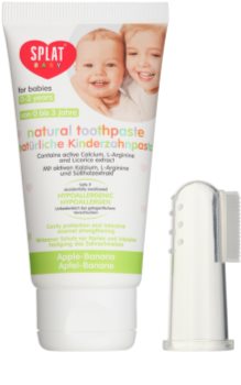 Splat Baby pasta de dentes natural com escova de massagem para crianças