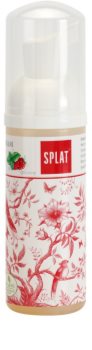 Splat 2 in 1 Raspberry espuma bucal 2 en 1 para lavarse los dientes y las encías sin cepillo y agua