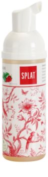 Splat 2 in 1 Raspberry espuma bucal 2 en 1 para lavarse los dientes y las encías sin cepillo y agua
