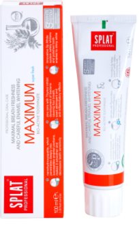 Splat Professional Maximum bioaktívna zubná pasta pre maximálne svieži dych a šetrné bielenie zubnej skloviny
