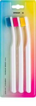 Spokar Plus Extra Soft Toothbrush 3 pcs