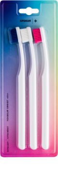 Spokar Plus Zahnbürste extra soft 3 pc