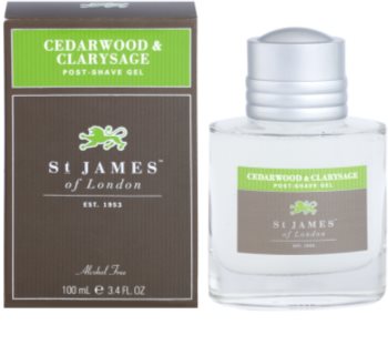 St. James Of London Cedarwood & Clarysage gel po holení pro muže 100 ml