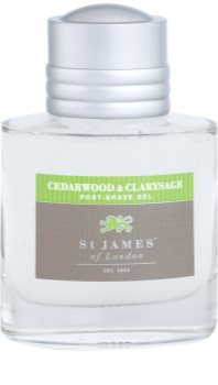 St. James Of London Cedarwood & Clarysage gel po holení pro muže 100 ml