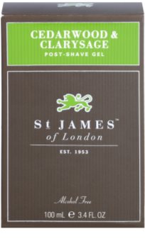 St. James Of London Cedarwood & Clarysage gel po holení pro muže 100 ml