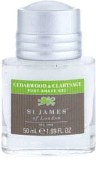 St. James Of London Cedarwood & Clarysage gel after-shave pentru barbati 50 ml