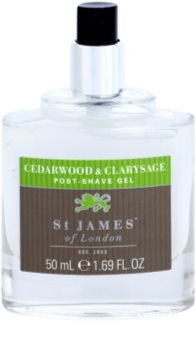 St. James Of London Cedarwood & Clarysage gel after-shave pentru barbati 50 ml