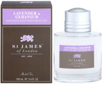 St. James Of London Lavender & Geranium gel after-shave pentru barbati 100 ml